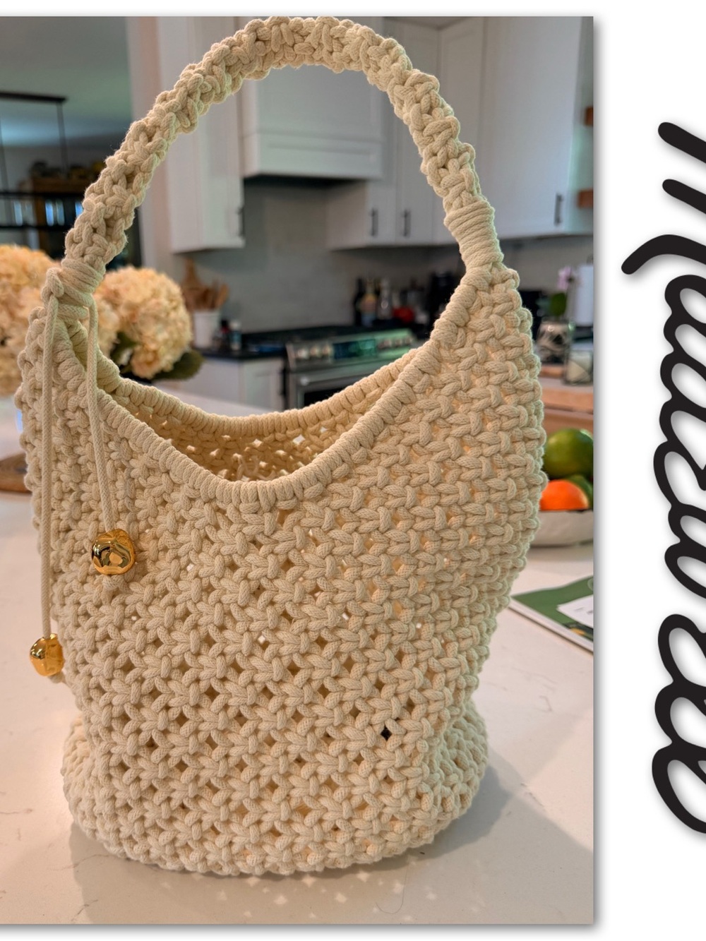 Madewell Camren Tote Bag  Macramé Crochet